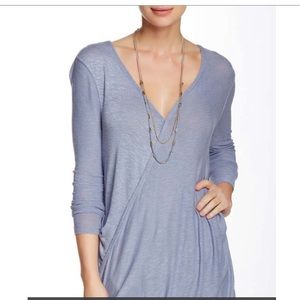 FREE PEOPLE relaxed fit shirt